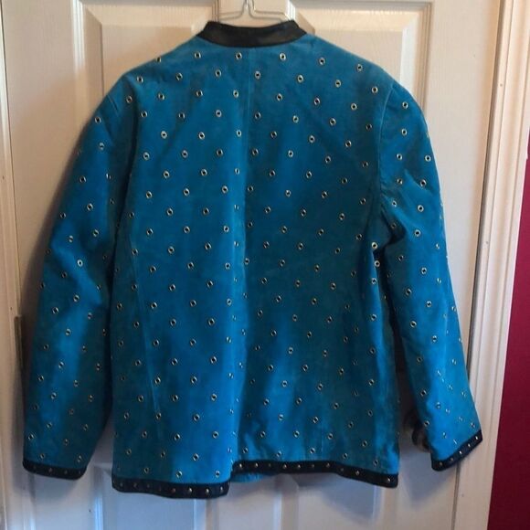 Linea by Louis Dell’Olio suede jacket sz L - Picture 3 of 5